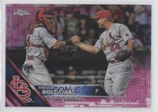 2016 Topps Chrome Pink Refractor Trevor Rosenthal Yadier Molina #151 04br