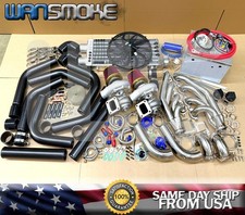 Black Series T76 Twin Turbo Kit Tt For 2014 Chevy Lt1 Lt4 Silverado Sierra 1500