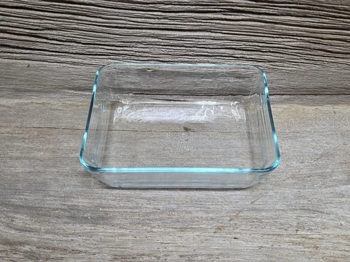 Vintage Pyrex 7211 8"X8"X2" Baking Dish Clear Glass