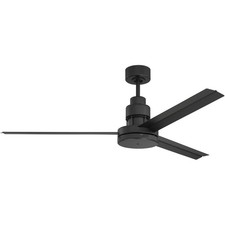 Craftmade MND54FB3 Mondo 54 inch Flat Black Ceiling Fan