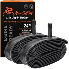 2-PCS 24" Bike Inner Tubes 24x1.50-1.95 38/50-507 AV32 Schrader Valve