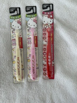 3xhello Kitty Zahnbürste
