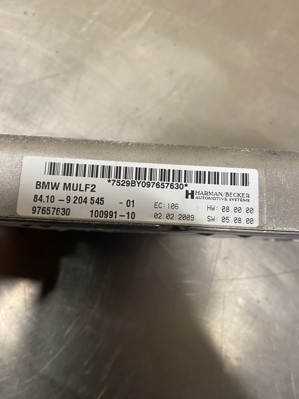 Hands Free Bluetooth Module BMW E81 E87 E90 E91 Electronics MULF2 9204545