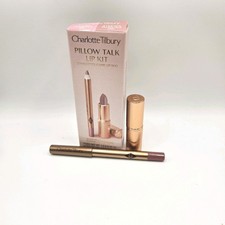 NIB Charlotte Tilbury Pillow Talk Duo - Lipstick and Liner Mini Fair 0.07