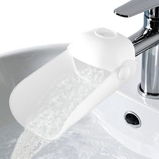 KOMIDK Faucet Extender for Bathroom Sink Toddlers white