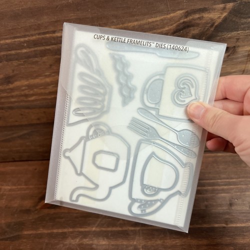 Stampin' Up! Cups & Kettle Framelits Dies Sizzix Big Shot 140624 Set Of 12