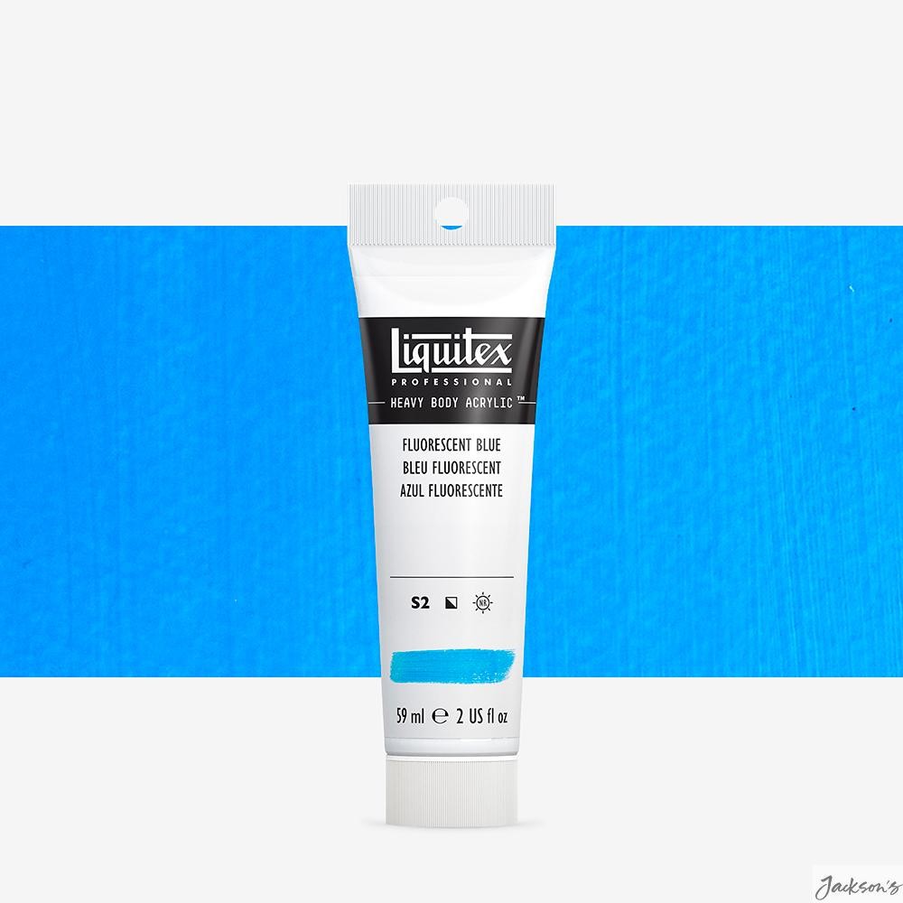 Liquitex Professional Heavy Body Acrylic Paint 59ml Fluorescent Blue