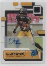 2022 Panini Clearly Donruss Rated Rookie Auto Calvin Austin III #86 Auto 0nr3