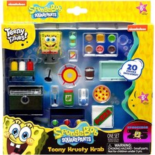 Free Shipping Teeny Tinies SpongeBob SquarePants Krusty Krab 20 pcs Playset