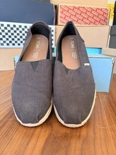 Toms Black Linen Rope Men s 10 ALPR E
