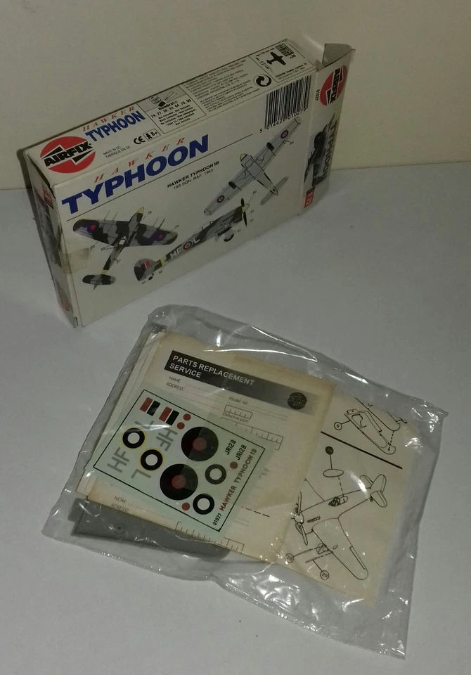 HAWKER TYPHOON KIT 1/72 AIRFIX 01027 - Immagine 3 di 3