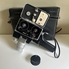 Yashica Super 8 25 8mm Movie Camera With Lens And Original Case Vintage Untested