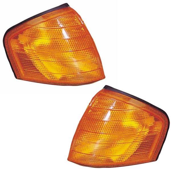 Frontblinker Set FüR Mercedes W202 C-Klasse Gelb Orange Gelber Blinker-image