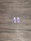 Vintage Barbie Shoes: Light Purple Lavender Superstar Era Mules, Hong Kong