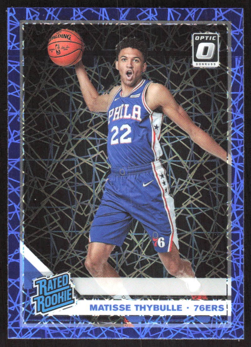 3847J 2019-20 Donruss Optic #192 Matisse Thybulle Blue Velocity