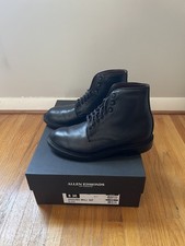 Allen Edmonds Higgins Mills Black Leather Boots 8EEE 8 3E