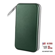 CD DVD Cases 96 Capacity Disc Storage Binder for Car Dark Green