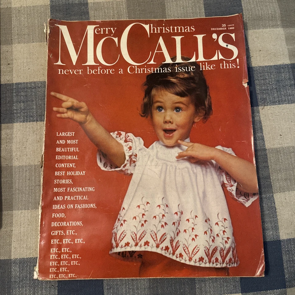 3 McCall's magazines December/Christmas issues 1960 1962 1965 Vintage Holiday -B - Image 2 of 4