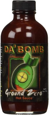 Da Bomb - Ground Zero - Original Hot Sauce - 321,900 4 Fl Oz (Pack of 1), Red
