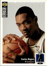 1994 NBA card # 328 Carlos Rogers Upper Deck