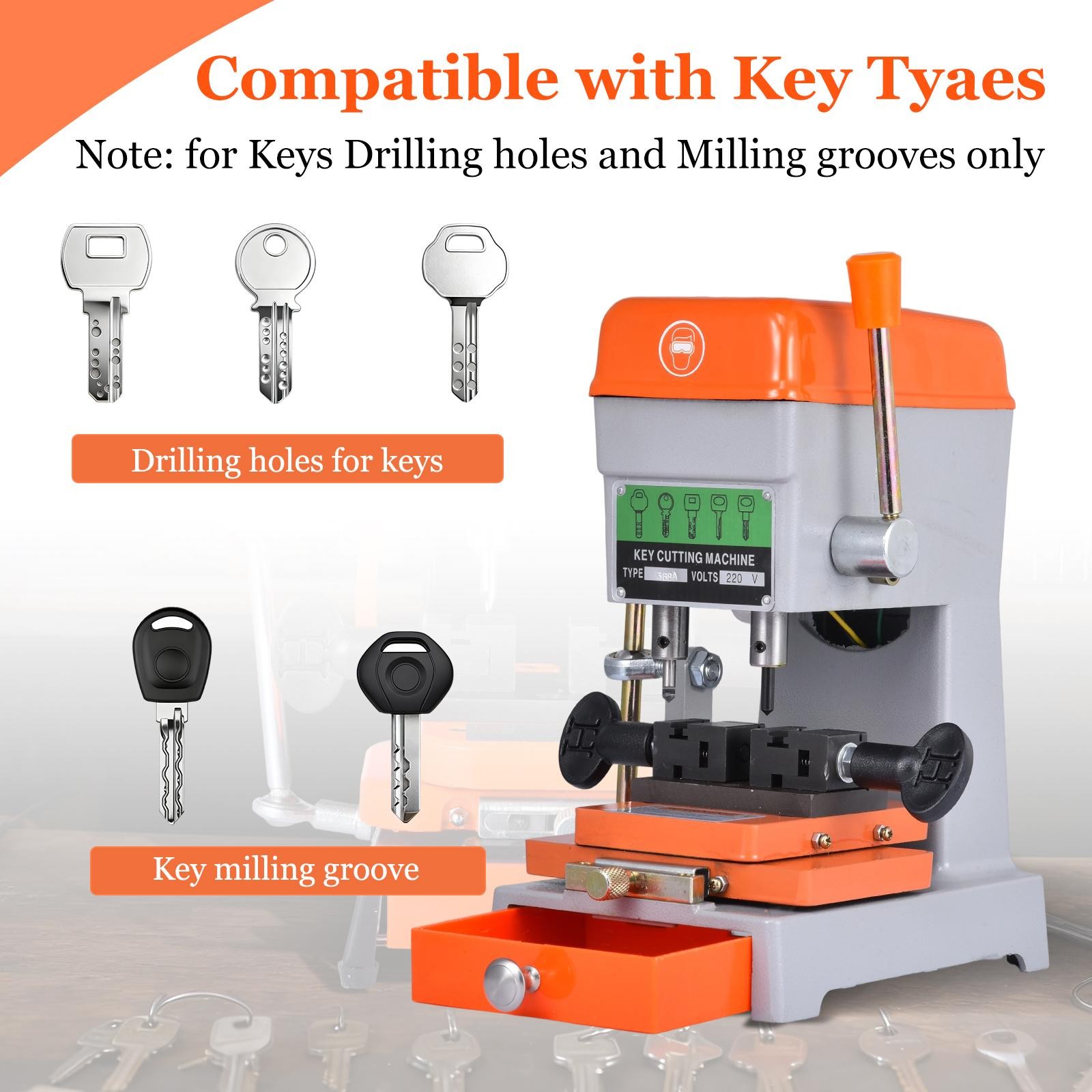 Key Cutting duplicating Machine Cutter Key Copier Locksmith Tools