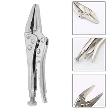 6.5Inch Locking Plier Long Needle Nose Pliers Lock Vise Grip Clamps Hand Tools