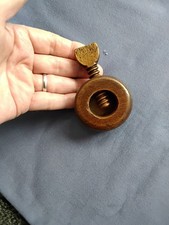 ANTIQUE, COUNTRY MADE, TREEN, HAZEL NUT, THUMB SCREW  STYLE, NUTCRACKER
