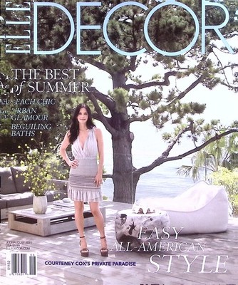 ELLE DECOR JULY/AUGUST 2011 EASY ALL-AMERICAN STYLE THE BEST OF SUMMER B3166