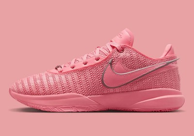 Nike LeBron XX 20 Pink Diamond Gaze Silver DJ5423-600 Men's Size 13 NEW