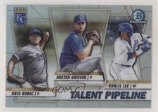 2020 Bowman Talent Pipeline Trios Chrome Kris Bubic Foster Griffin #TP-KCR 00em