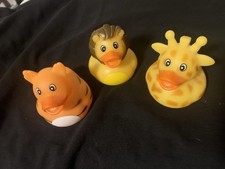 Rubber Ducks Jungle Animal 3-pack