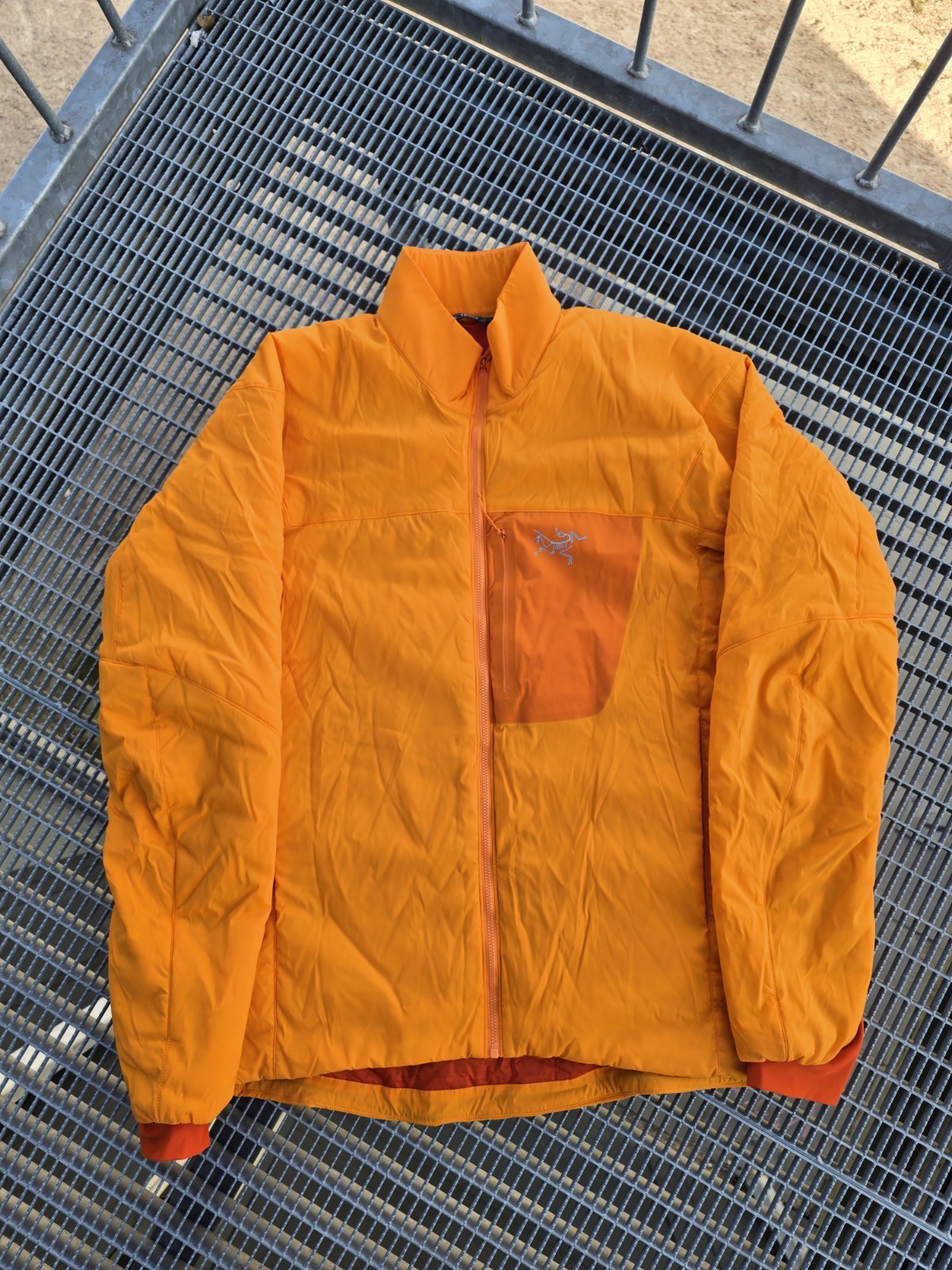 Arc'Teryx taglia L arancione micro piumino imbottito