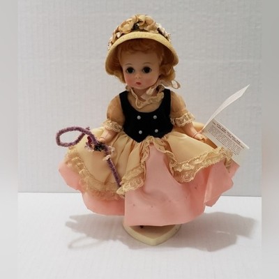 8  Vintage Madame Alexander  Bo Peep'' Bent Knee Walker 1960's Original W/ Tag #A