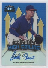 2017 Leaf Valiant Draft High Ceiling Blue 14/35 Chris Seise #HC-CS1 Auto 10k8