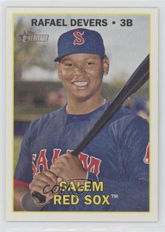2016 Topps Heritage Minor League Edition Rafael Devers #207 3r4
