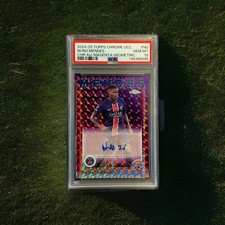 2021-22 Topps Chrome Paris Saint-Germain Team Set Soccer Cards Checklist 8