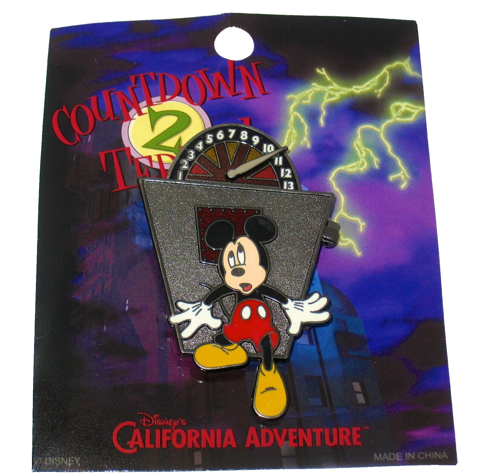 LE Disney Pin Twilight Zone Tower of Terror Elevator Mickey Moves Countdown ✿ 13