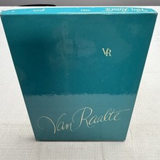 Vtg 50s VAN RAALTE Nines Drama 10 L Nylon Hose Stockings Seam New Box