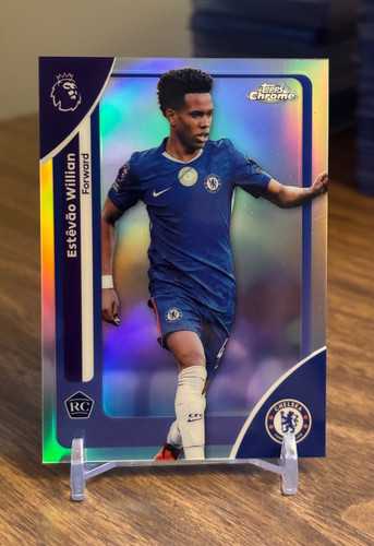 Estevao Willian [Refractor] #68 2026 Topps Chrome Premier League card