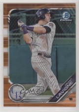 2019 Bowman Draft Chrome Orange Refractor 15/25 Grant Lavigne #BDC-188 s3g