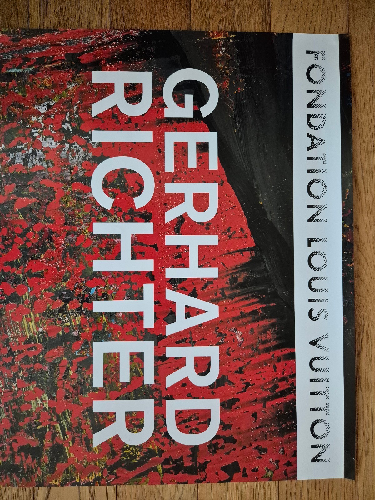 🟦 Gerhard Richter – Affiche Originale exposition– Fondation Vuitton Paris- 2025 image 6