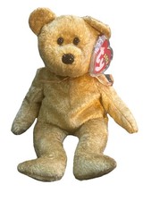 TY Beanie Baby - CASHEW the Bear (8.5 inch) 2000