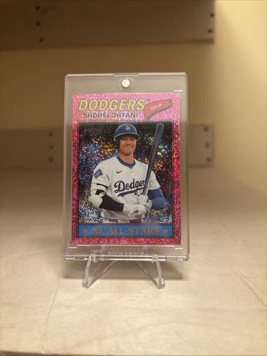 2026 Topps Heritage - Shohei Ohtani #290 Chrome Pink Sparkle Refractor