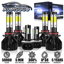 For Pontiac Grand Prix 2004 - 2007 2008 Combo Led Headlights Hilo Fog Lights