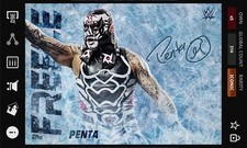 Penta - Light Blue Signature Iconic Topps Slam WWE Freeze 25