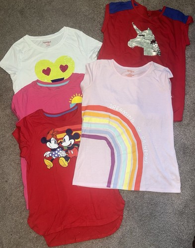 Lot Of Girls cat and jack girls shirts Tops lot L Xl - Picture 3 of 22