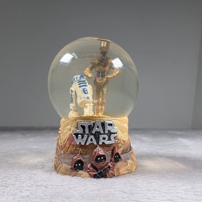 2005 Star Wars R2D2 C3PO Miniature Water Snow Globe *Rare Promotional*