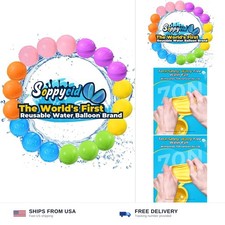 Reusable Water Balloons 18PCS - Summer Water Toys for Pool Beach Outdoor, S...