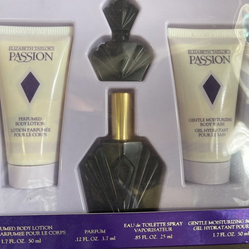 Elizabeth Taylor Passion Parfum, Shower Gel & Body Lotion Gift Set - Picture 4 of 12