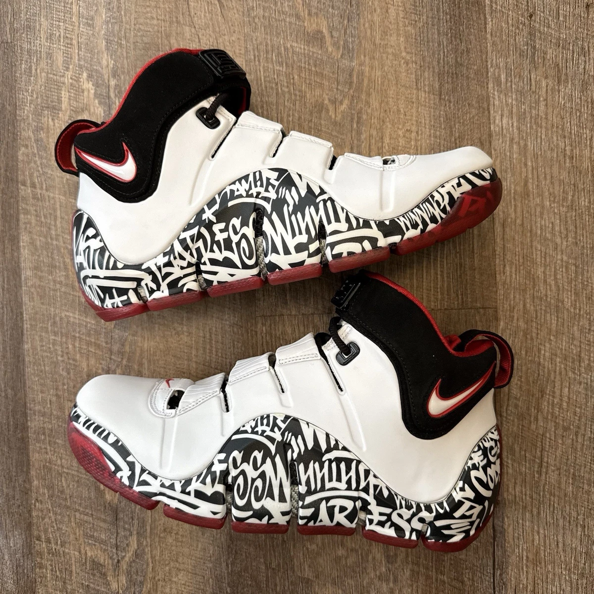Nike Zoom LeBron 4 Black Crimson for Sale | Authenticity